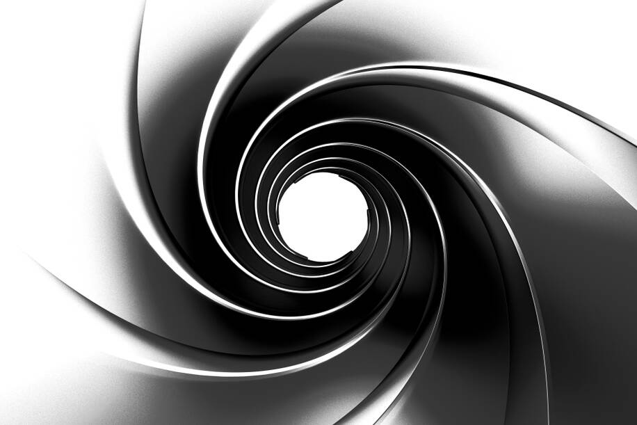 gun,barrel,inside,3d,illustration