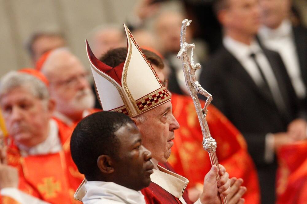 vatican,city,,june,29,,2019.,pope,francis,celebrates,a,mass