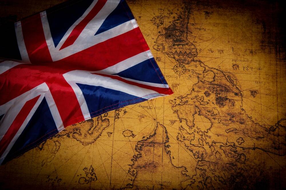 map,of,united,kingdom,on,world,vintage,map,showing,british