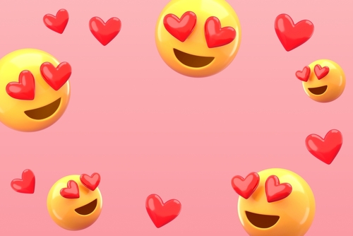 smiling,emojis,with,heart,eyes,and,red,hearts,on,a