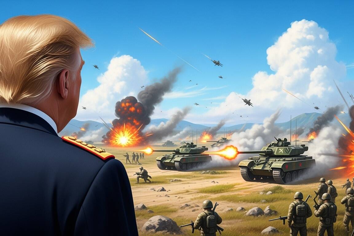 trump,dream,of,perfect,war
