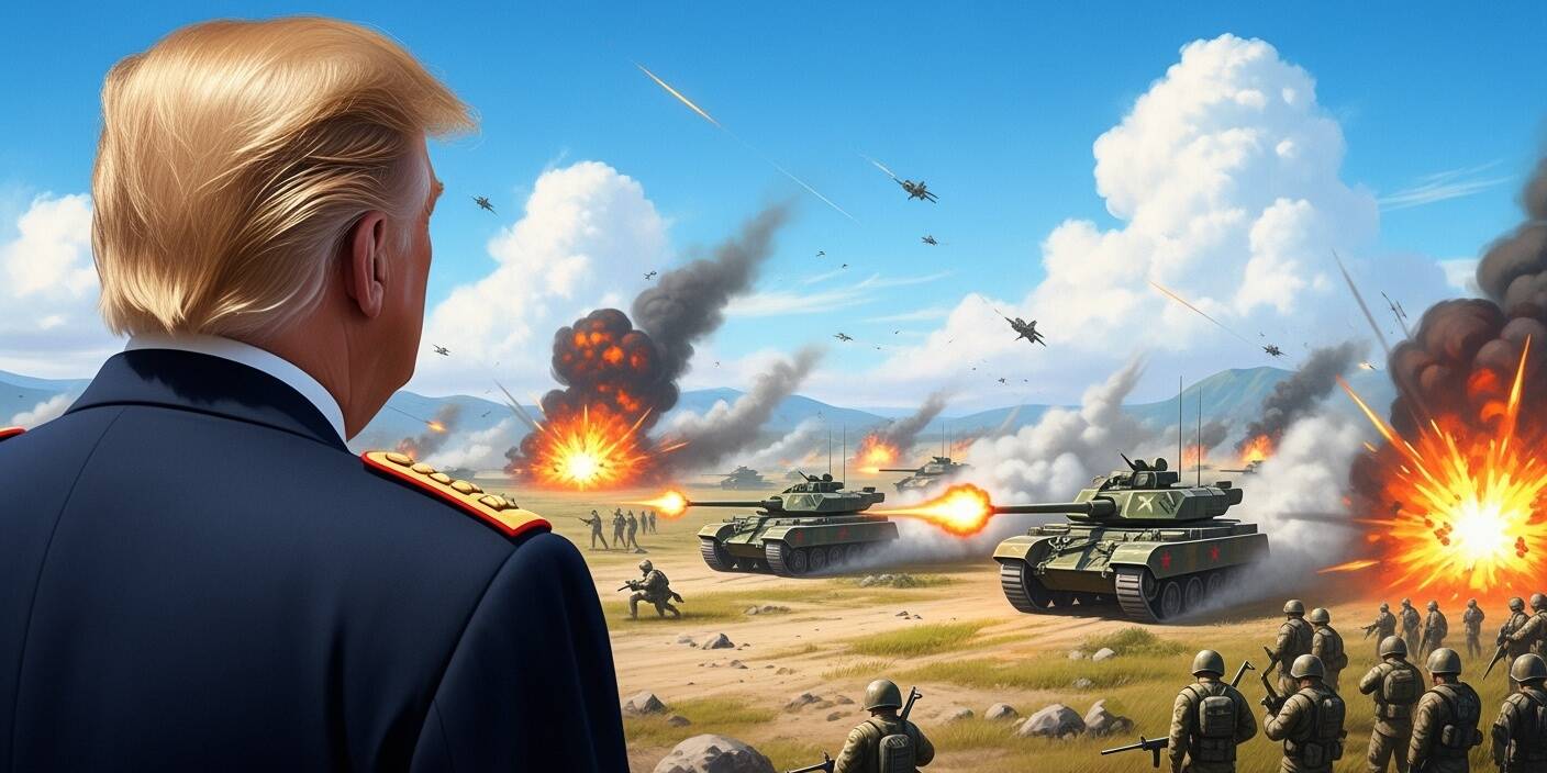 trump,dream,of,perfect,war