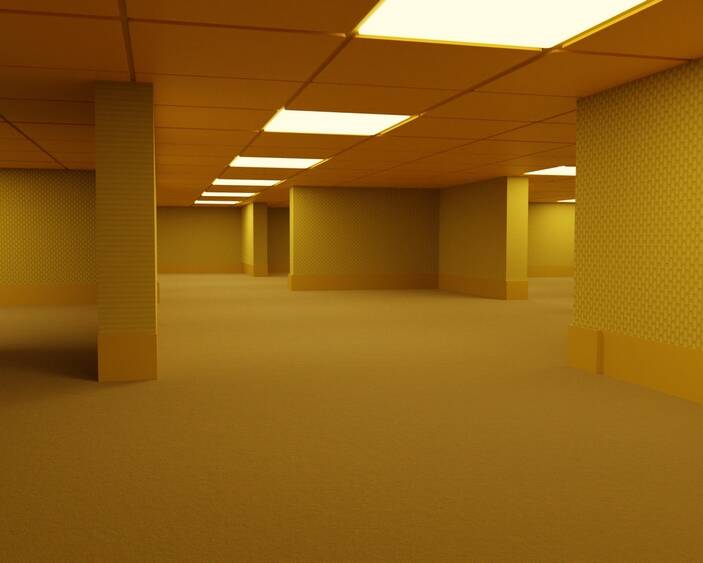 3d,art,scene,image,render,backrooms,empty,room,liminal,spaces