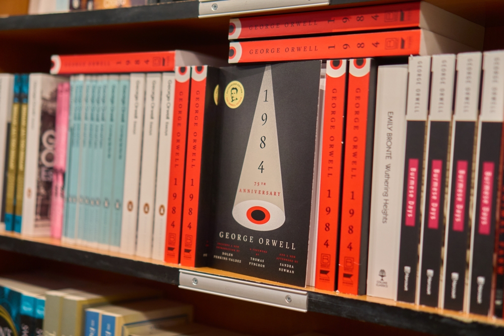 tbilisi,,georgia, ,september,9,,2024:,george,orwell's,1984,novel